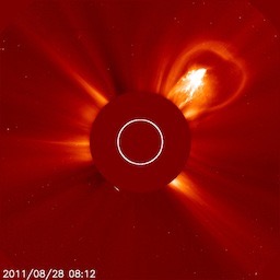 soho solar flare